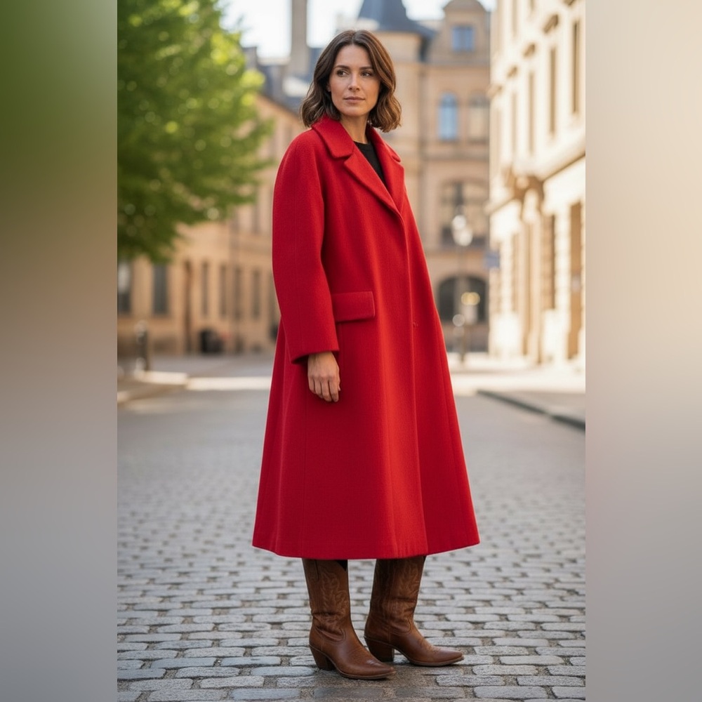 1940’s Stroock Exclusive Wool Coat Size L One Of A Kind!